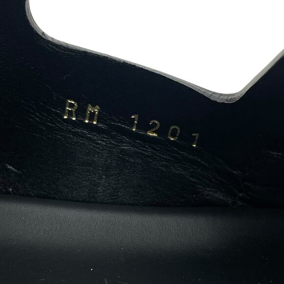 Celine Outdoor Bulky 45mm Calfskin Platform Sandal Lug Sole Black Size 38 - Picture 15 of 15